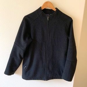 Vintage Patagonia Gray Wool Blend Lined Zip Jacket